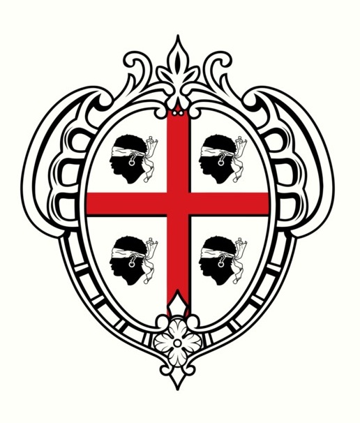 Sardisches Wappen aus der Gestaltung der Pizzeria Schwanen